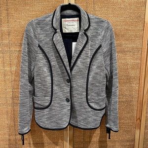 Cartonnier navy and white tweed jacket- size medium